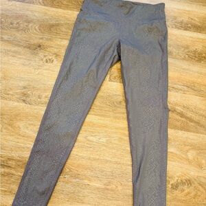 Athleta Gray Patterned Leggings